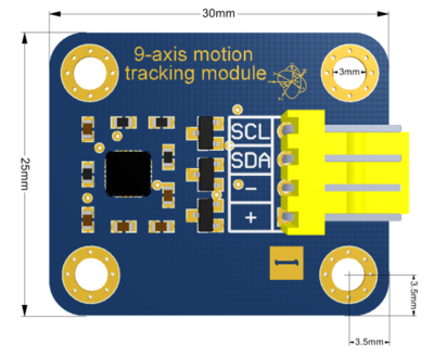 SKU:RB-02S113 九軸姿態檢測傳感器